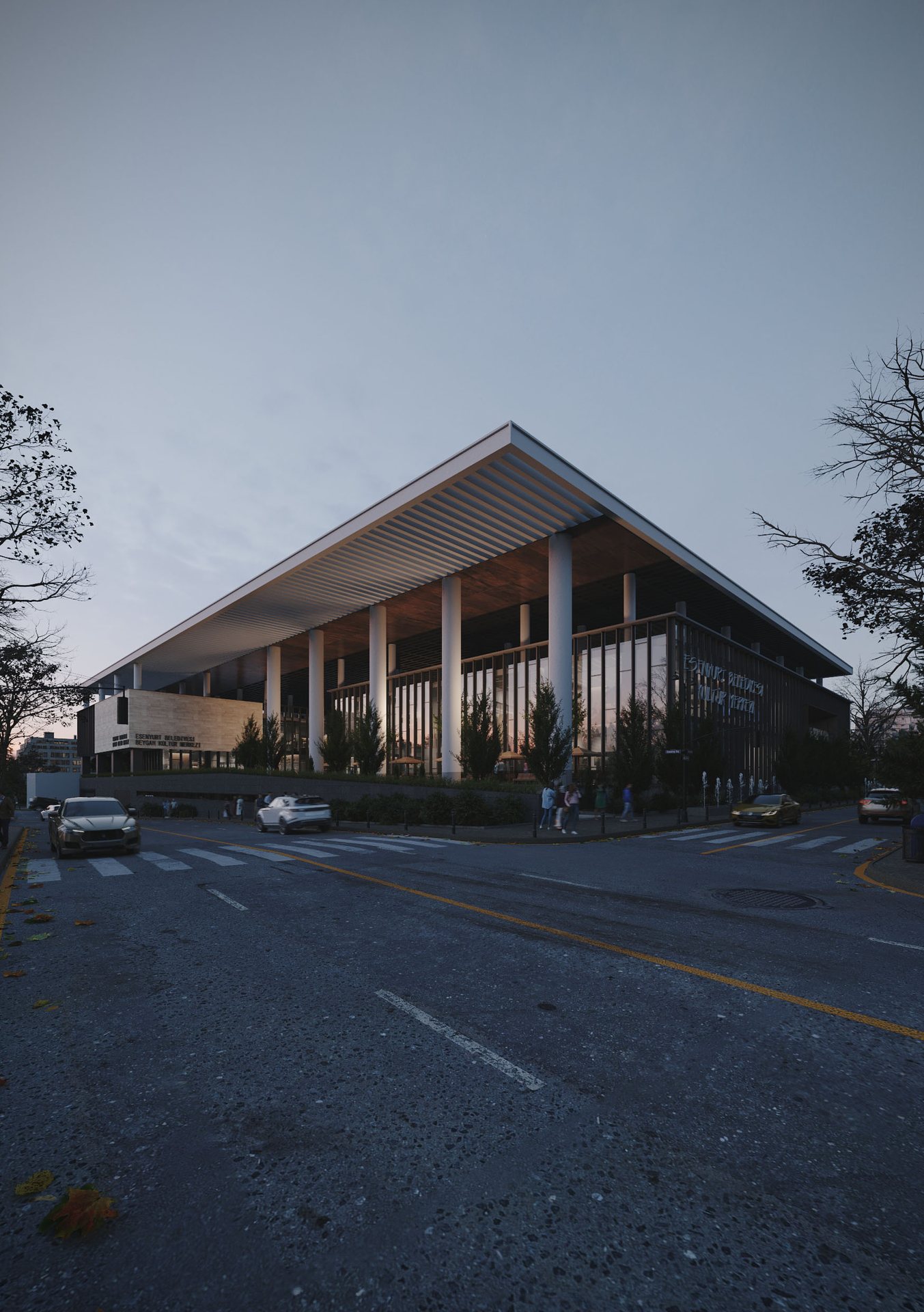 Beygan Kültür Merkezi - Dış Mekân Görselleştirme